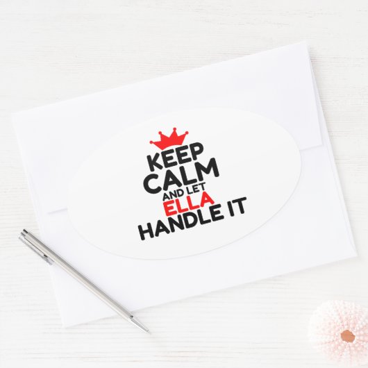 エラ 楕円形シール (封筒)