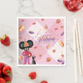 エラB.ジェンキンズピンクパーティーナプキン スタンダードランチョンナプキン (インサイチュ)