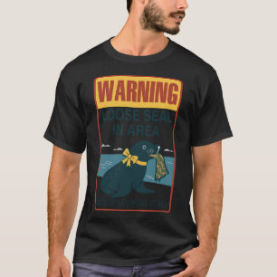 エリアのシールが緩い警告 Tシャツ