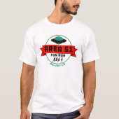 エリア51おもしろい走 Tシャツ (正面)