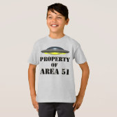 エリア51のプロパティ Tシャツ (正面フル)