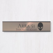 エリア51エイリアン サインプレート (正面)