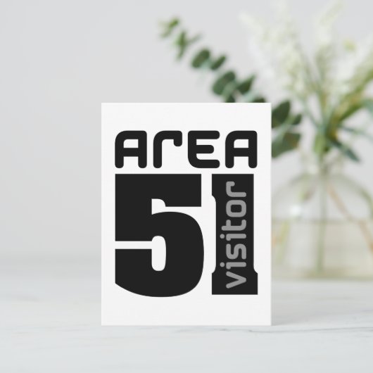 エリア51エイリアン ポストカード (スタンド正面)