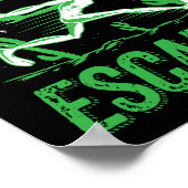 エリア51エスケープグリーンエイリアンハロウィーンの衣装 ポスター (角)