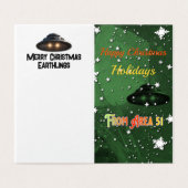 エリア51クリスマスグリーティング (外部フラット)