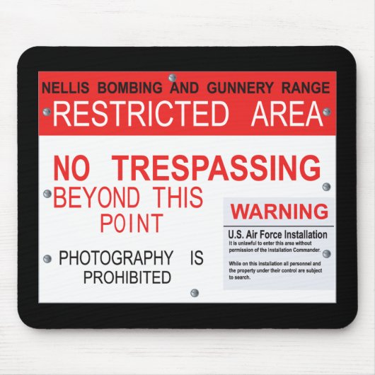 エリア51ドリームランドマウスパッド マウスパッド (正面)