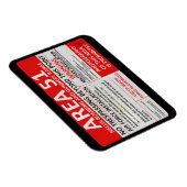 エリア51記号 マグネット (右側)