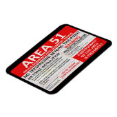 エリア51記号 マグネット (左側)