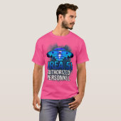 エリア51許可済みスタッフ UFO エイリアン Tシャツ (正面フル)