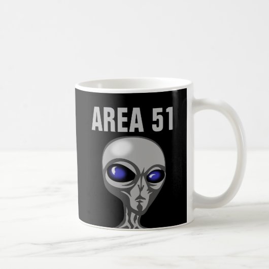 エリア51、エイリアンコーヒーマグ コーヒーマグカップ (右)