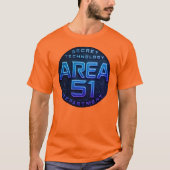 エリア51 – シークレットテクノロジー部門 Tシャツ (正面)