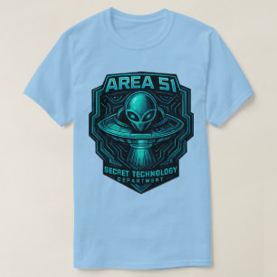 エリア51 – シークレットテクノロジー部門 Tシャツ