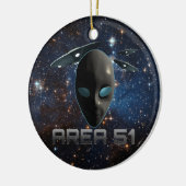エリア51 セラミックオーナメント (左)