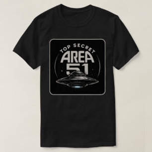 エリア51 – トップシークレットエイリアンUFO - Mens/Woens T-Shi Tシャツ