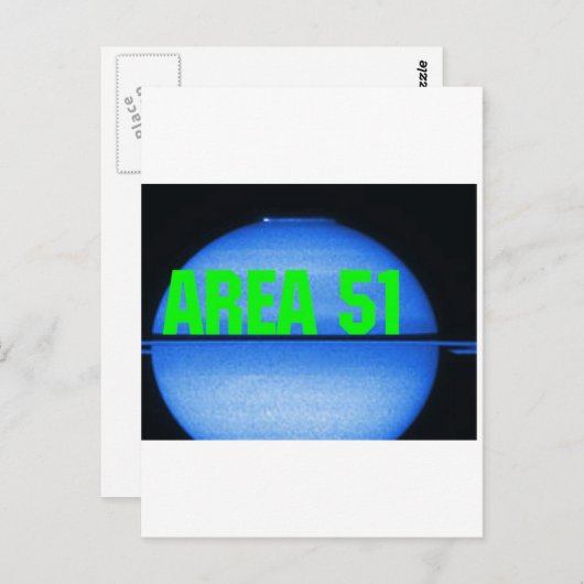 エリア51 ポストカード (正面/裏面)