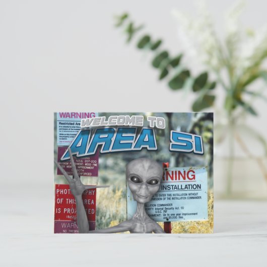 エリア51 ポストカード (スタンド正面)