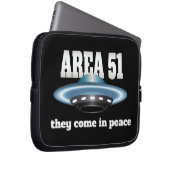 エリア51 ラップトップスリーブ (正面右)