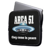 エリア51 ラップトップスリーブ (正面左)