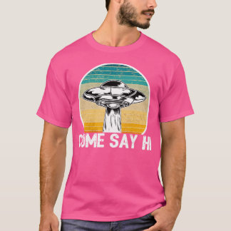 エリア51 宇宙人 UFO 面白いデザイン Tシャツ
