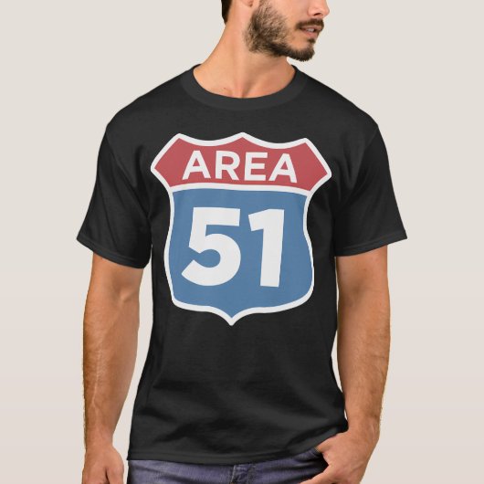 エリア51 Tシャツ (正面)