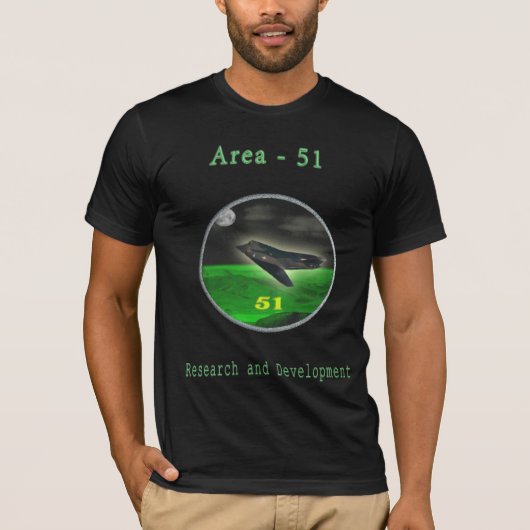 エリア51 Tシャツ (正面)