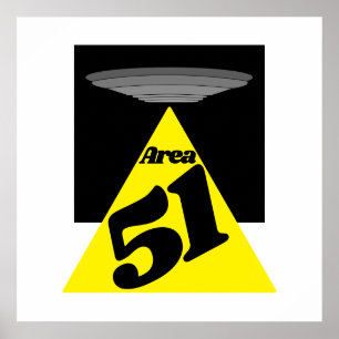 エリア51、UFO ポスター