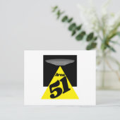 エリア51、UFO ポストカード (スタンド正面)