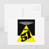 エリア51、UFO ポストカード (正面/裏面)