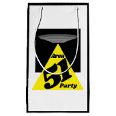 エリア51 UFO、誕生日 スモールペーパーバッグ (正面)