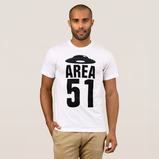 エリア51、UFO Tシャツ (正面フル)