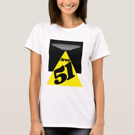 エリア51、UFO Tシャツ (正面)