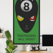 エリア8ドアポスター ポスター (ホームオフィス)