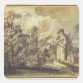 エリエザーとレベッカの井戸 スクエアシール (正面)