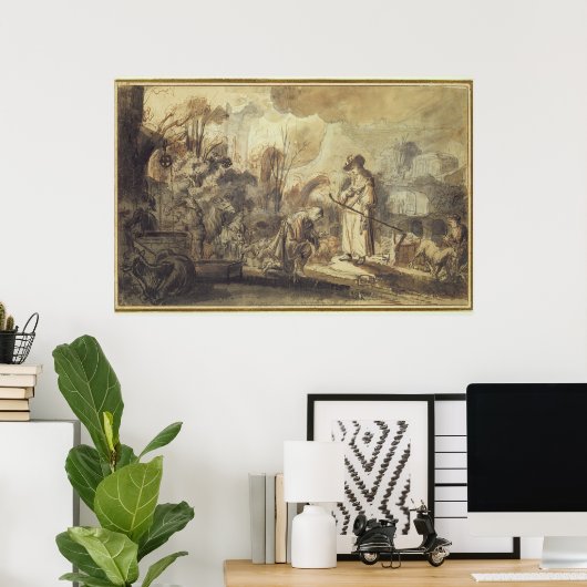 エリエザーとレベッカの井戸 ポスター (ホームオフィス)