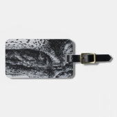 エリエレファントアジア野生動物ジャングル動物アート ラゲッジタグ (正面横)