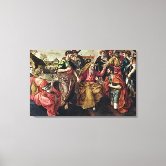 エリエ頼ザーはレベッカがイサクと結婚する為に, 1562 キャンバスプリント (正面)