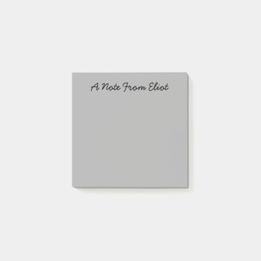 エリオットからのメモ ポストイット (正面)