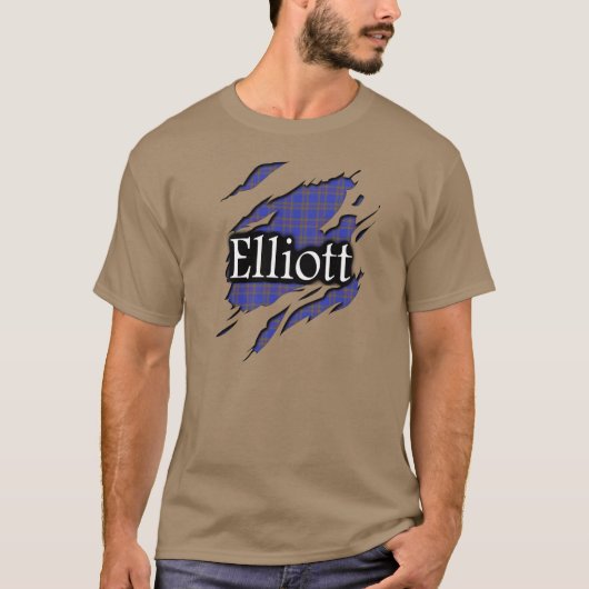 エリオット一族のタータン精神Tシャツ Tシャツ (正面)