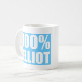 エリオット名 コーヒーマグカップ (正面左)