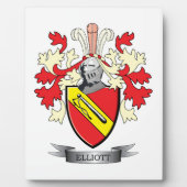 エリオット家紋コートオブアームズ フォトプラーク (正面)