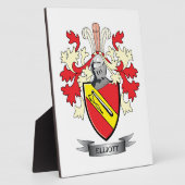 エリオット家紋コートオブアームズ フォトプラーク (側面)