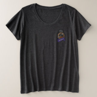 エリオット氏族バッジ レディースポケットプリントTシャツ プラスサイズTシャツ