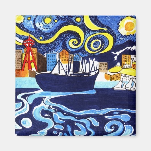 エリオット湾 マグネット (正面)