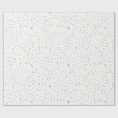 エリオット紙吹雪水彩網点ラッピング紙 ラッピングペーパー (フラット)
