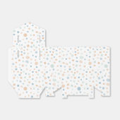 エリオット紙吹雪水色ドット優先ボックス フェイバーボックス (折り畳みなし)