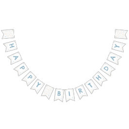 エリオット紙吹雪水色ドット束フラグ バンティングフラッグ