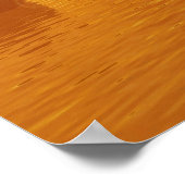 エリオット鍵ライトハウスゴールデンサンセット ポスター (角)