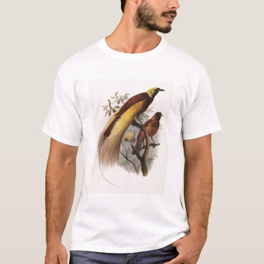 エリオット- Paradiseaのapoda -より素晴らしい極楽鳥 Tシャツ (正面)