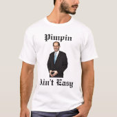 エリオットSpitzer Pimpinは容易ではないです Tシャツ (正面)
