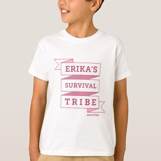 エリカのサバイバル部族リボンTシャツ(前面のみ) Tシャツ (正面)